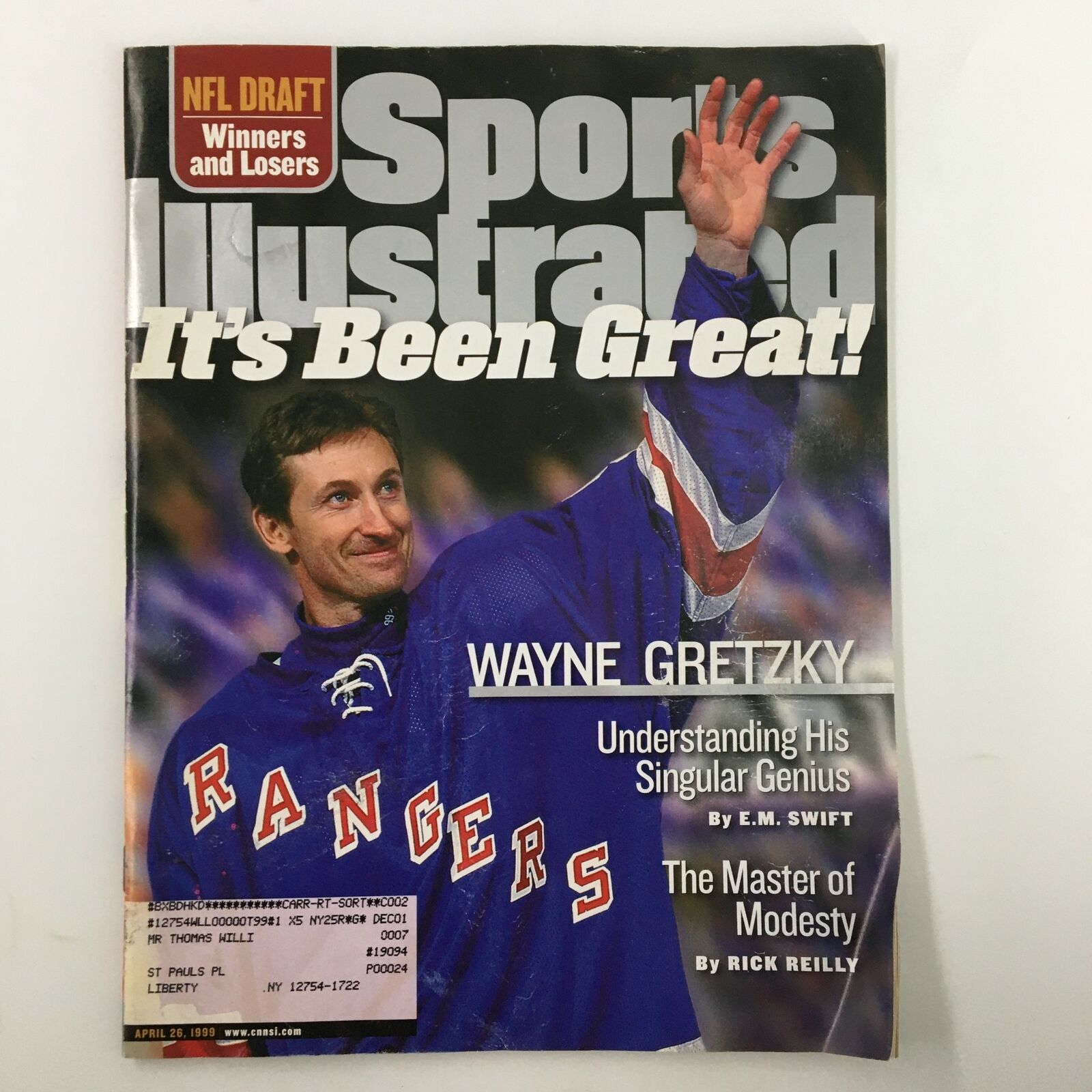 Sports Illustrated Magazine April 26 1999 Wayne Gretzky A Singular Genius