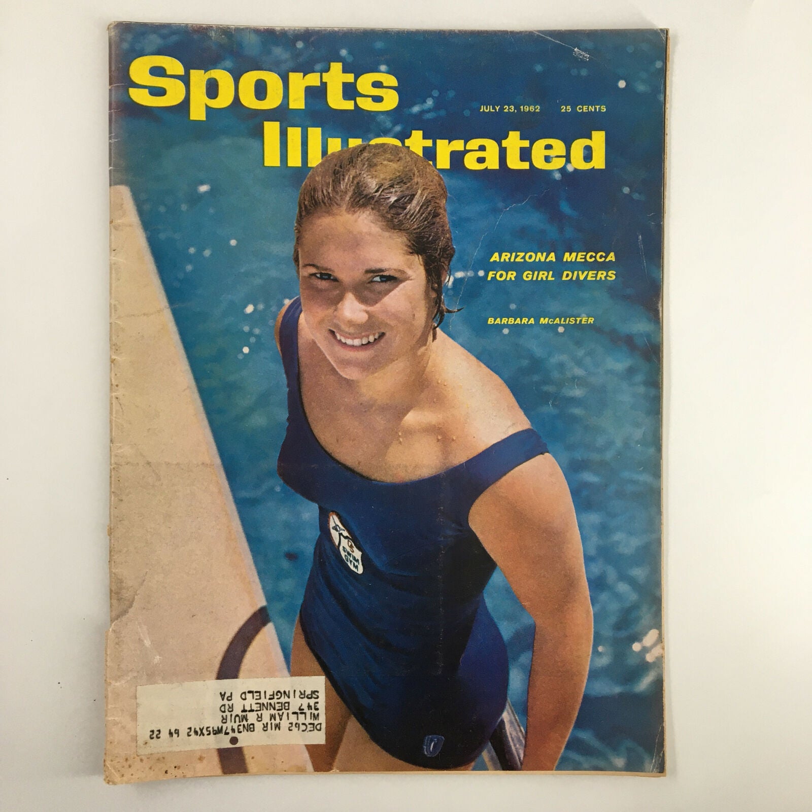 VTG Sports Illustrated Magazine July 23 1962 Barbara McAlister Arizona Divers