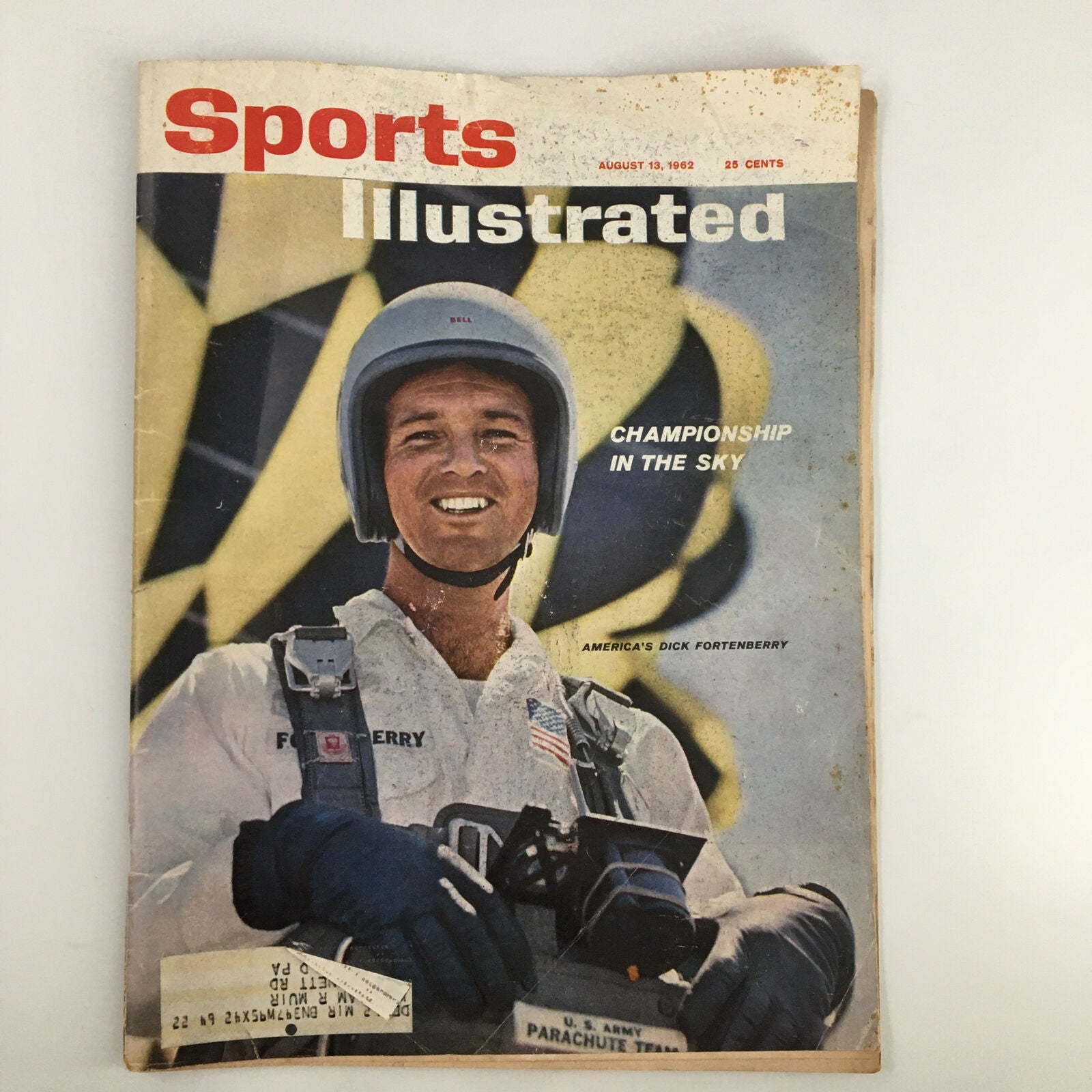 VTG Sports Illustrated Magazine August 13 1962 America's Dick Fortenberry