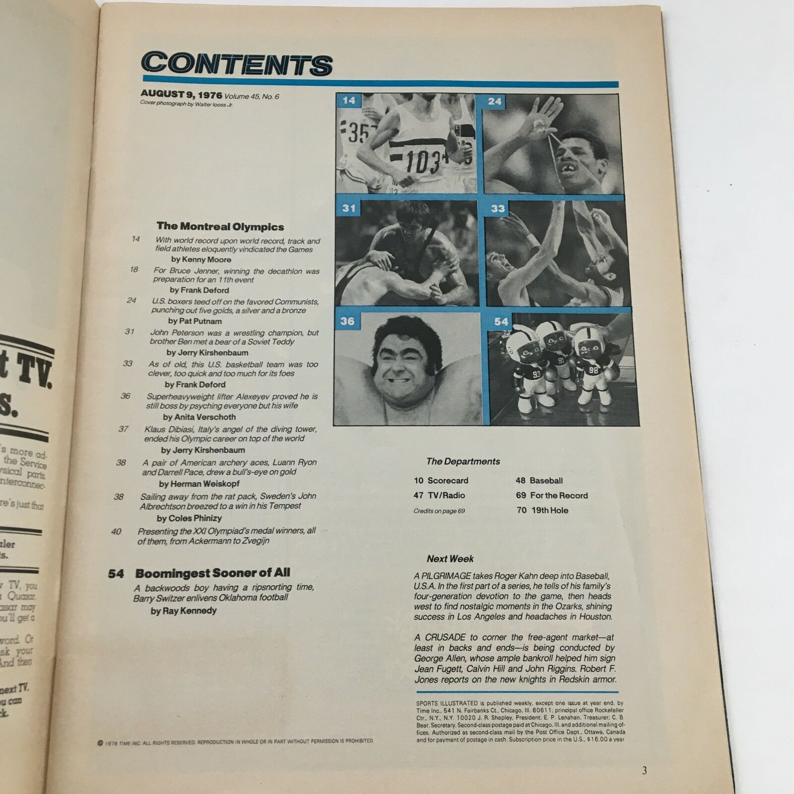 Sports Illustrated Magazine August 9 1976 Bruce Jenner Wins Big Awright