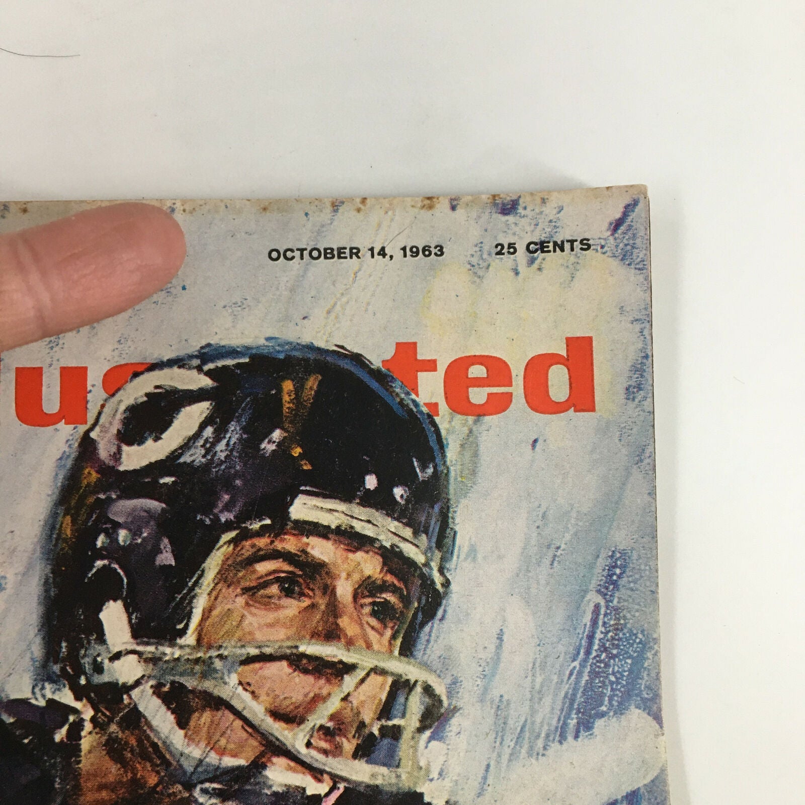 VTG Sports Illustrated Magazine October 14 1963 Ronnie Bull of the Chicago Bears