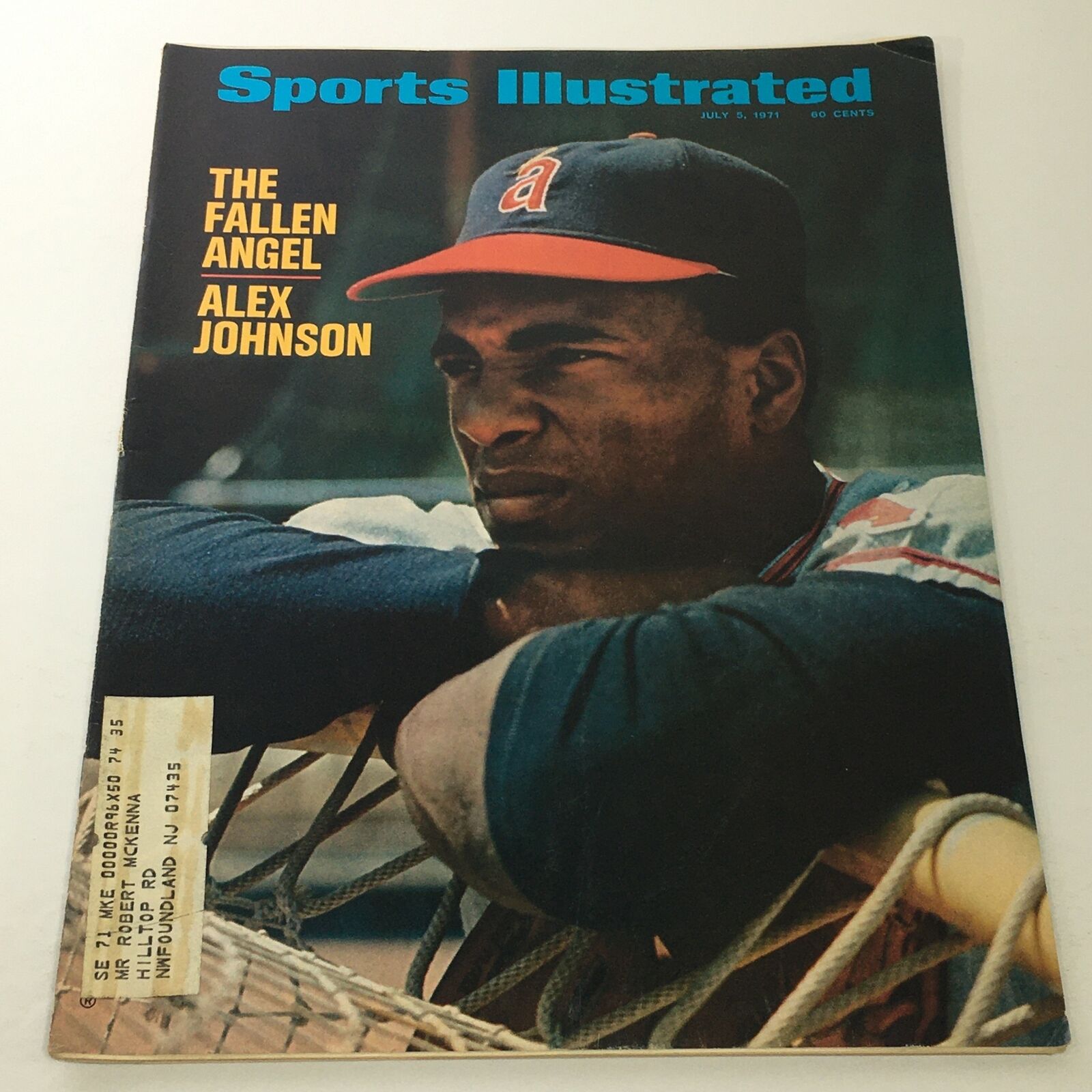 Sports Illustrated: July 5 1971 - The Fallen Angel Alex Johnson