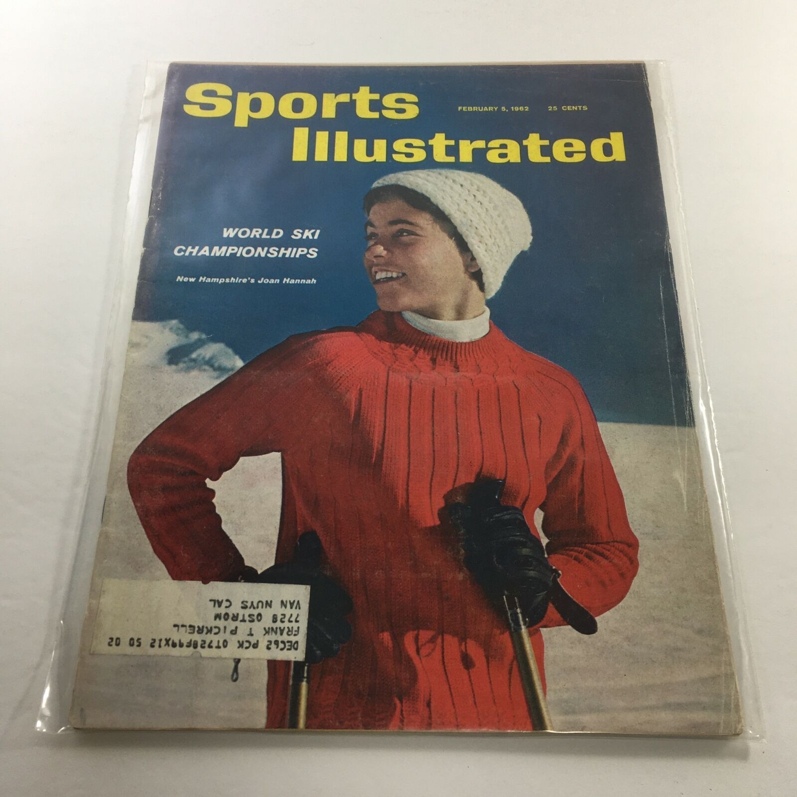 Sports Illustrated: February 5 1962 - World Ski Championships Joan Hannah