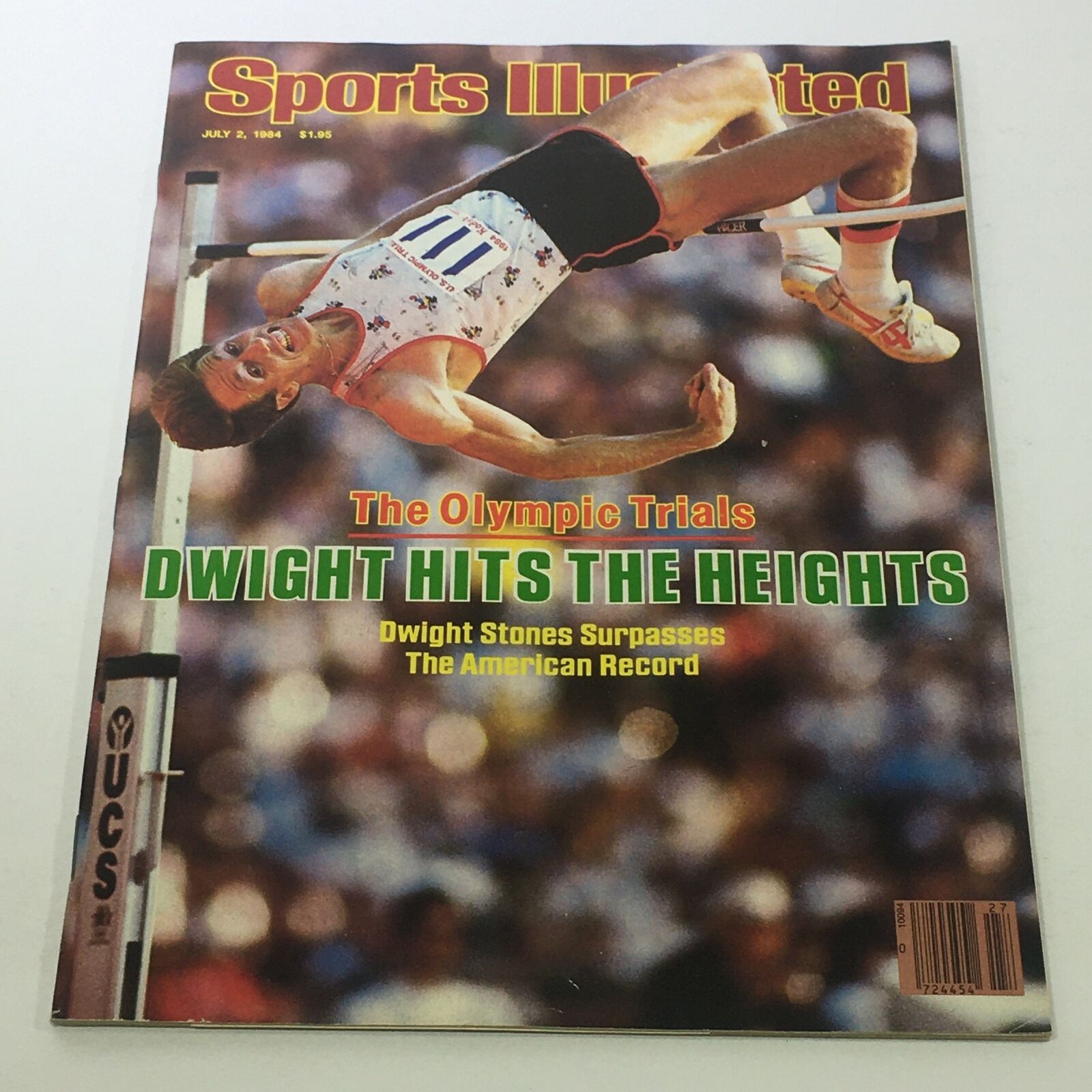 Sports Illustrated: July 2 1984 - Dwight Stones Surpasses The American Record