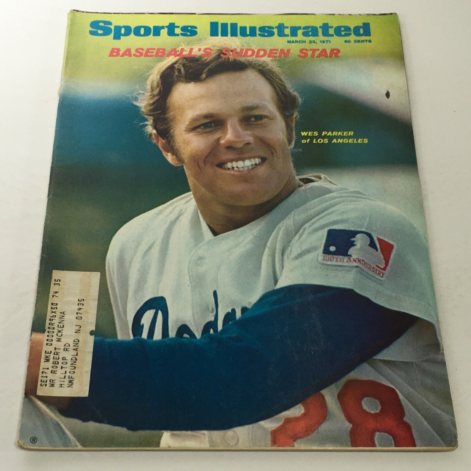 Sports Illustrated: March 22 1971 - Baseball's Sudden Star Wes Parker of L.A.