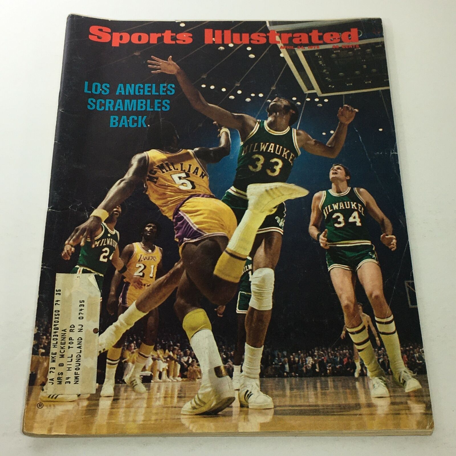 Sports Illustrated: April 24 1972 - Los Angeles Scrambles Back