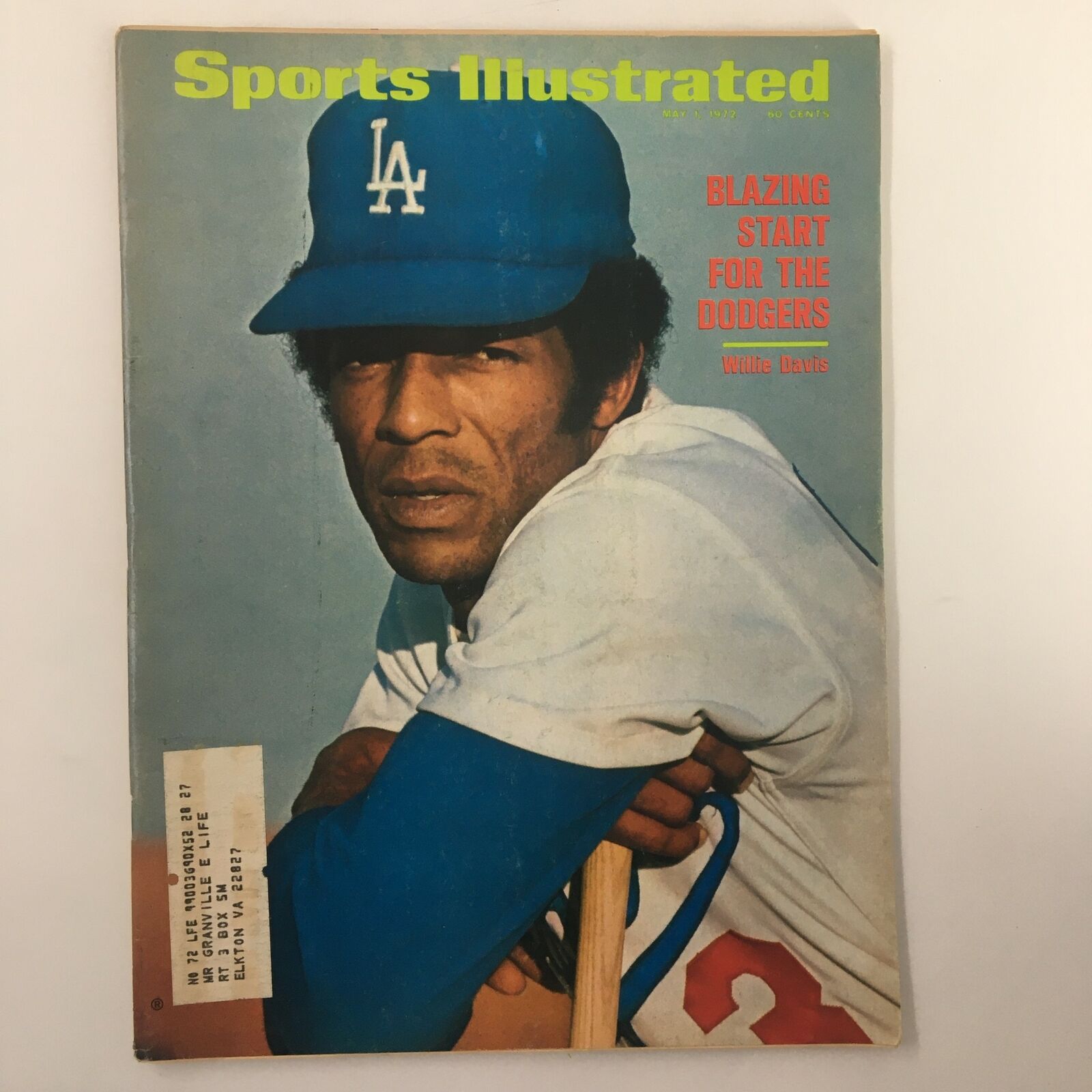 VTG Sports Illustrated Magazine May 1 1972 Willie Davis Start for the Dodgers