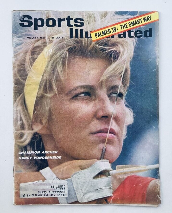 VTG Sports Illustrated Magazine August 5 1963 Vol 19 No. 6 Nancy Vonderheide