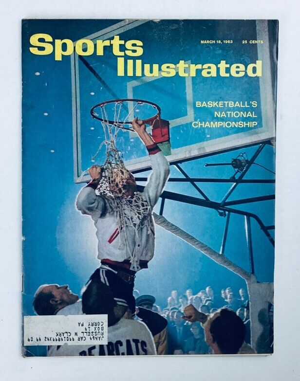 VTG Sports Illustrated Magazine March 18 1963 Vol 18 No. 11 Jim Beatty