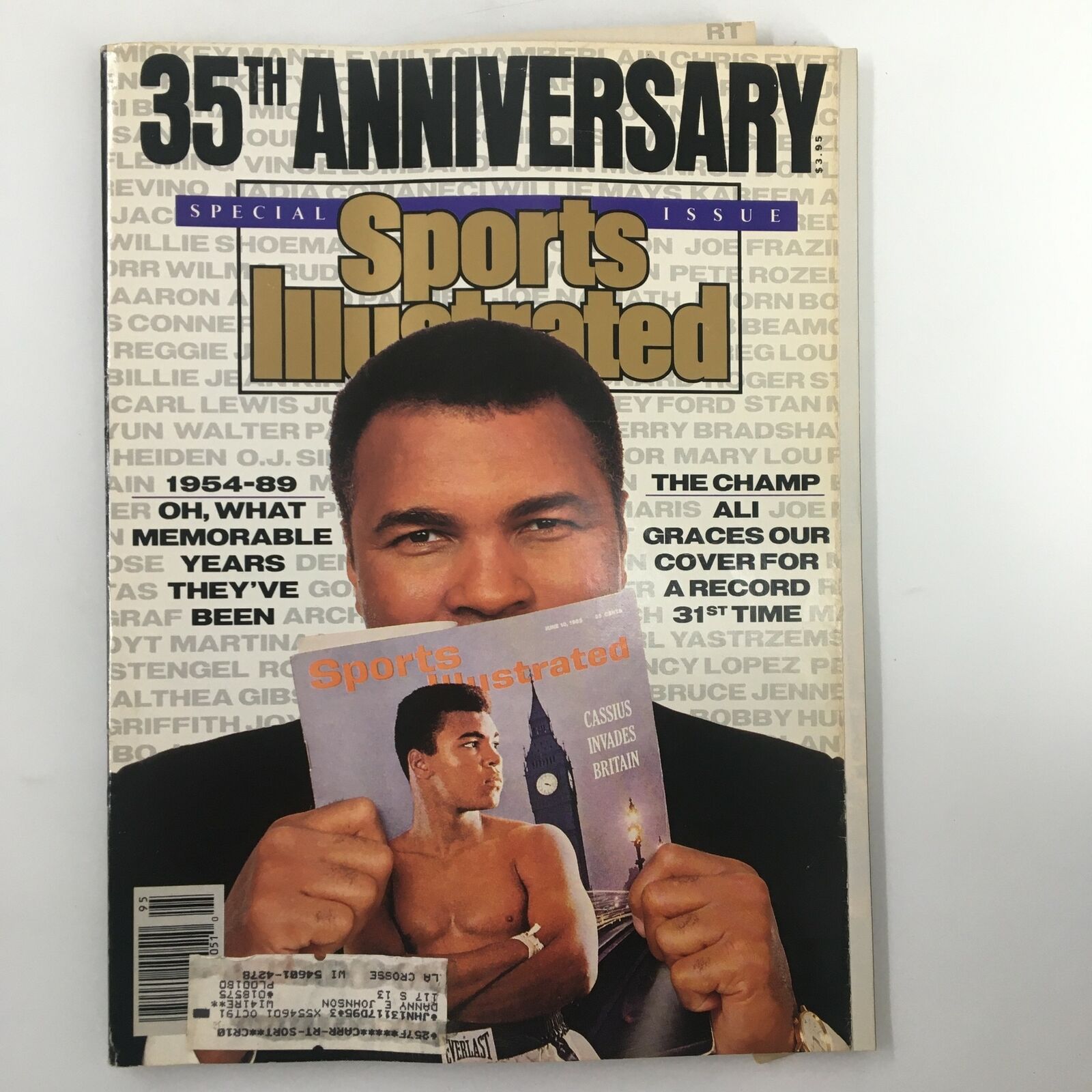 VTG Sports Illustrated Magazine November 15 1989 The Champ Muhammad Ali