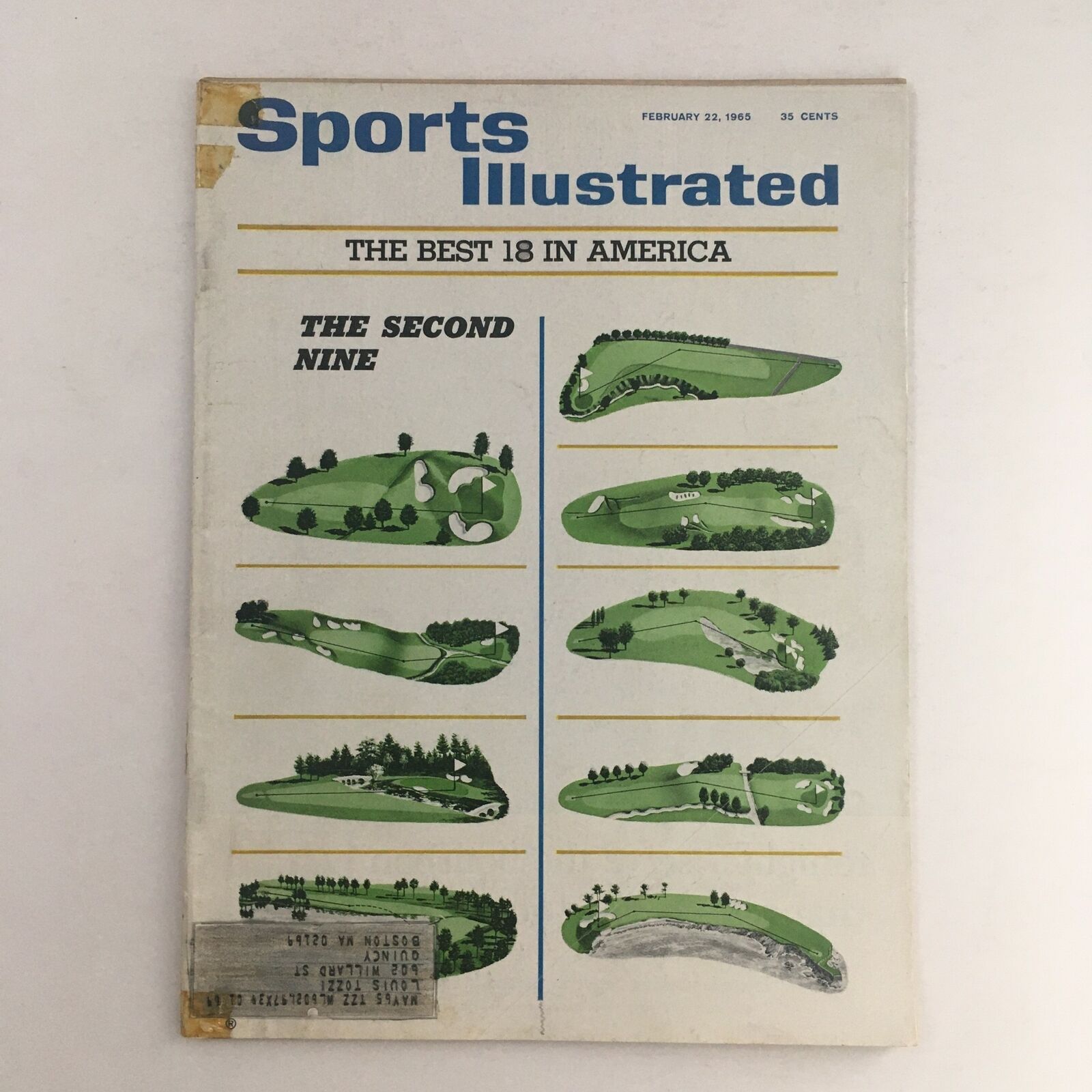 Sports Illustrated Magazine February 22 1965 The Best 18 in America & The 2nd 9