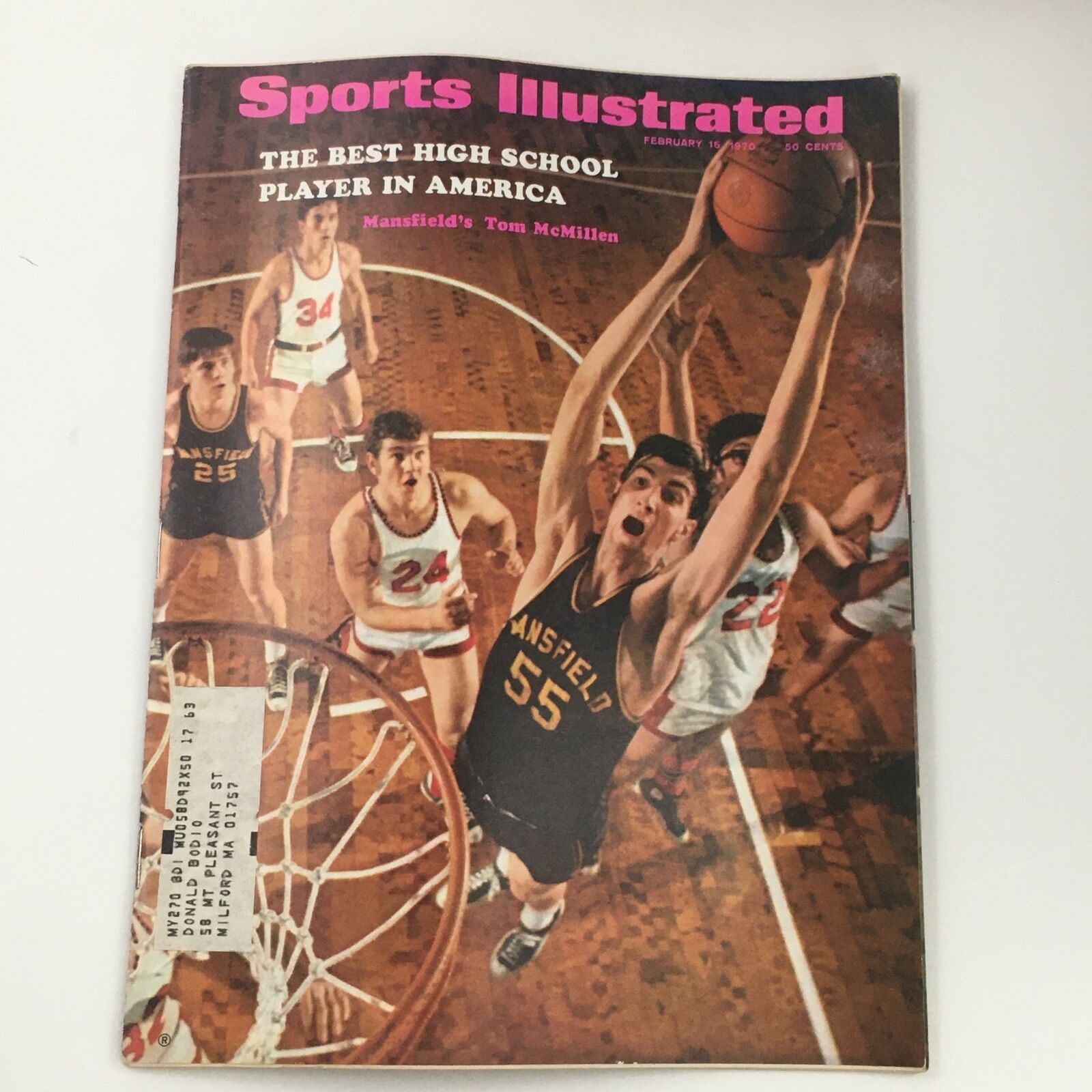 Sports Illustrated Magazine February 16 1970 Mansfield's Tom McMillen