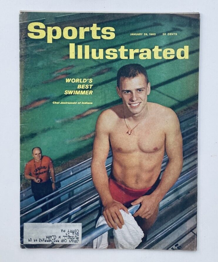 VTG Sports Illustrated Magazine January 29 1962 Vol 16 No. 4 Chet Jastremski