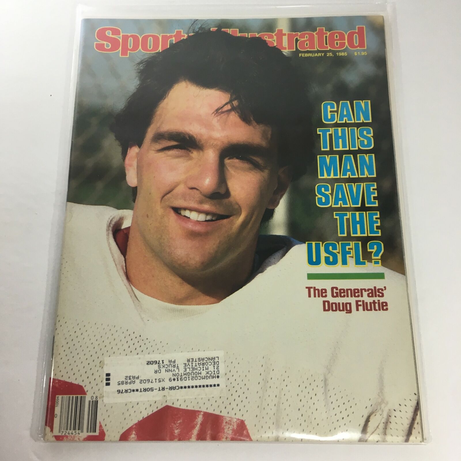 Sports Illustrated: February 25 1985 - Doug Flutie, Can He Save The USFL?