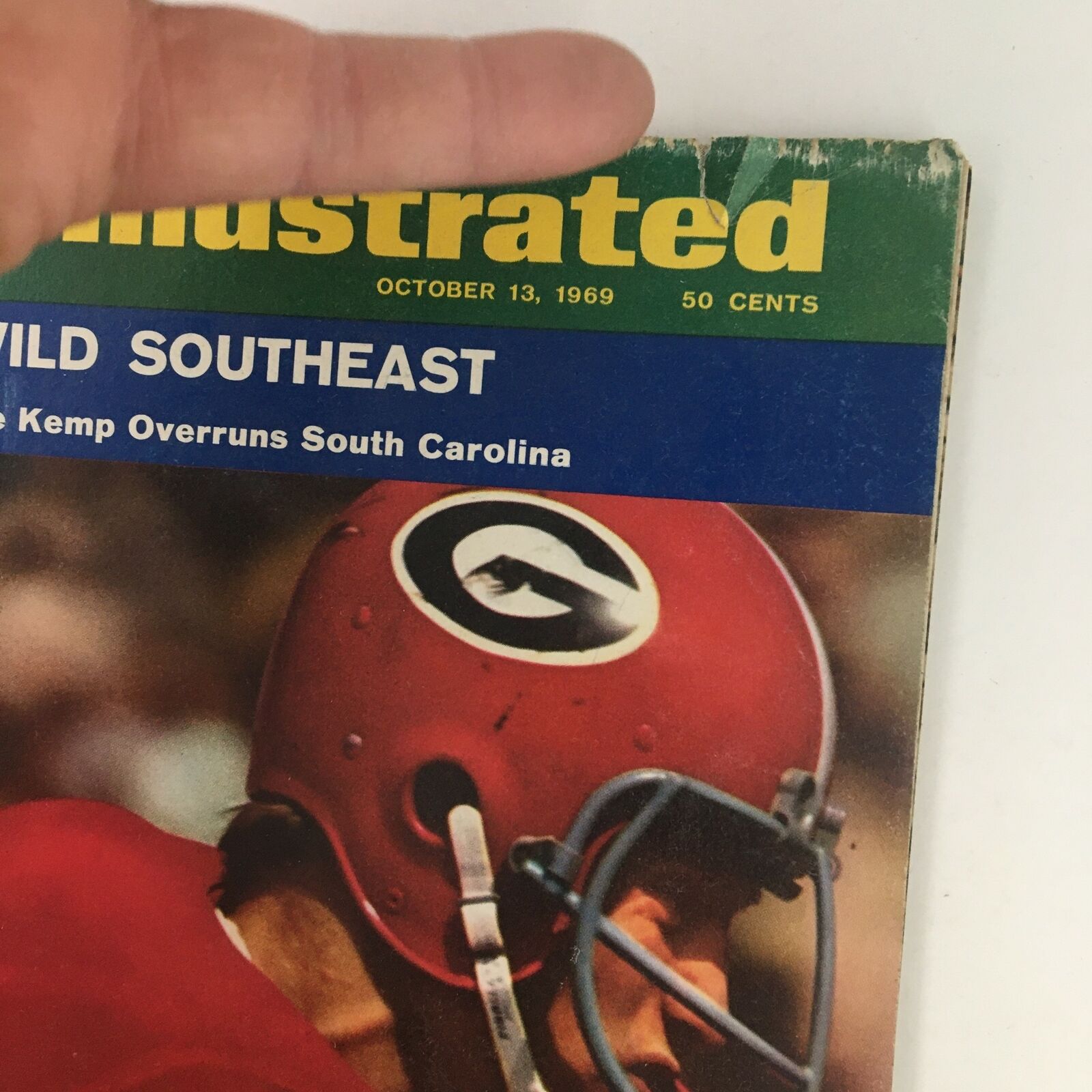 Sports Illustrated Magazine October 13 1969 Georgia's Bruce Kemp Wild Southeast