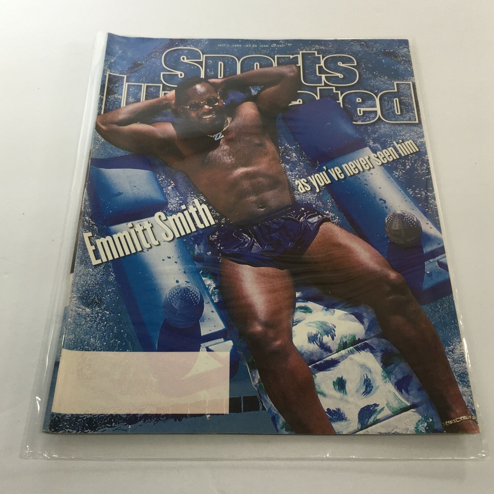 Sports Illustrated: July 1 1996 - Emmitt Smith As You've Never Seen Him