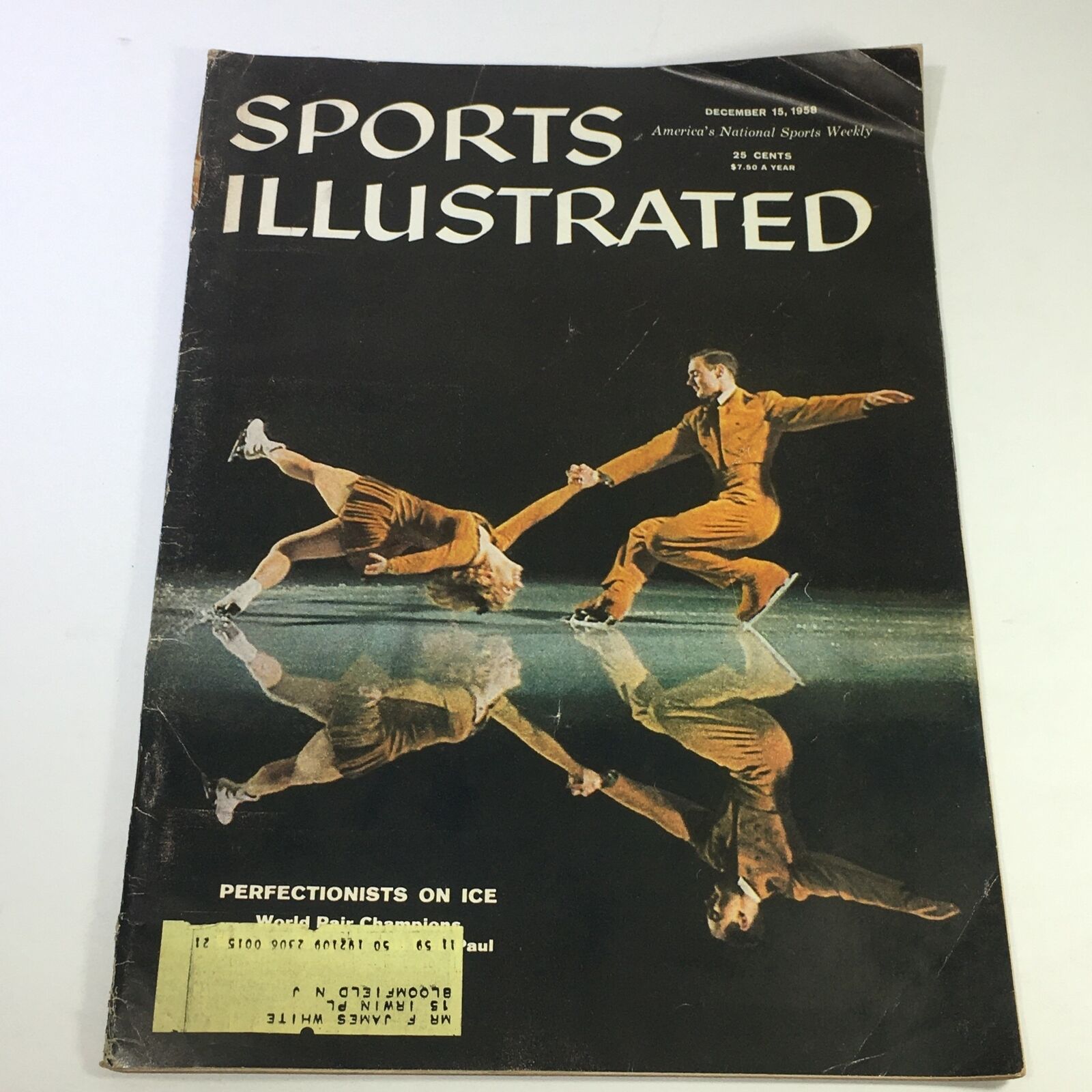 VTG Sports Illustrated Magazine December 15 1958 - Barbara Wagner & Bob Paul