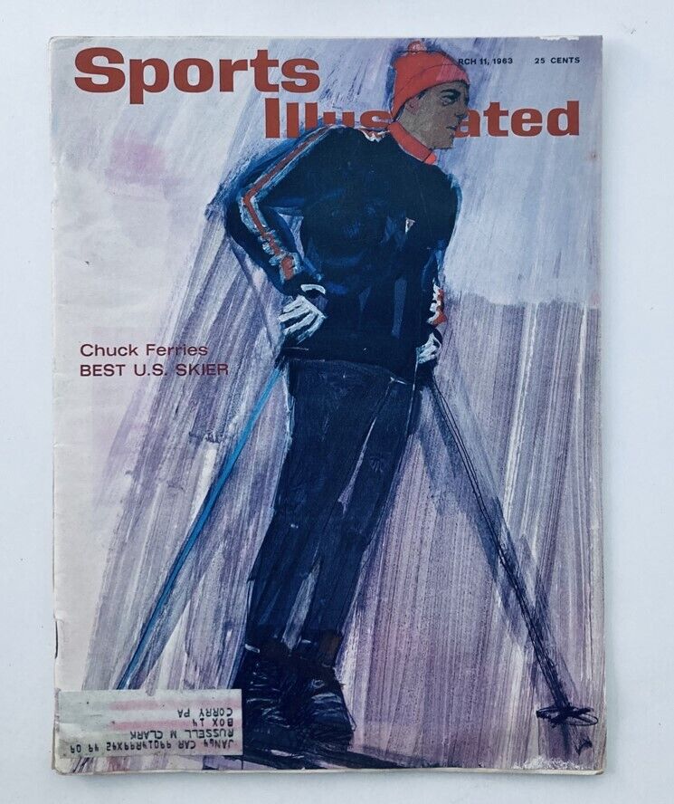 VTG Sports Illustrated Magazine March 11 1963 Vol 18 No. 10 Chuck Ferries