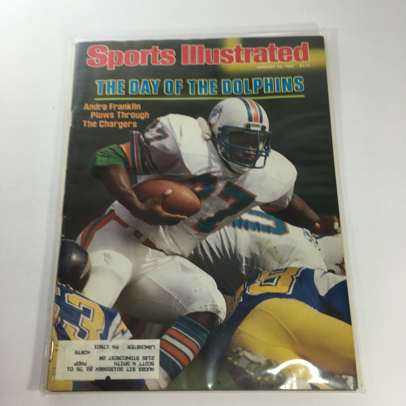 Sports Illustrated: January 24 1983 - Andra Franklin The Day Of The Dolphins