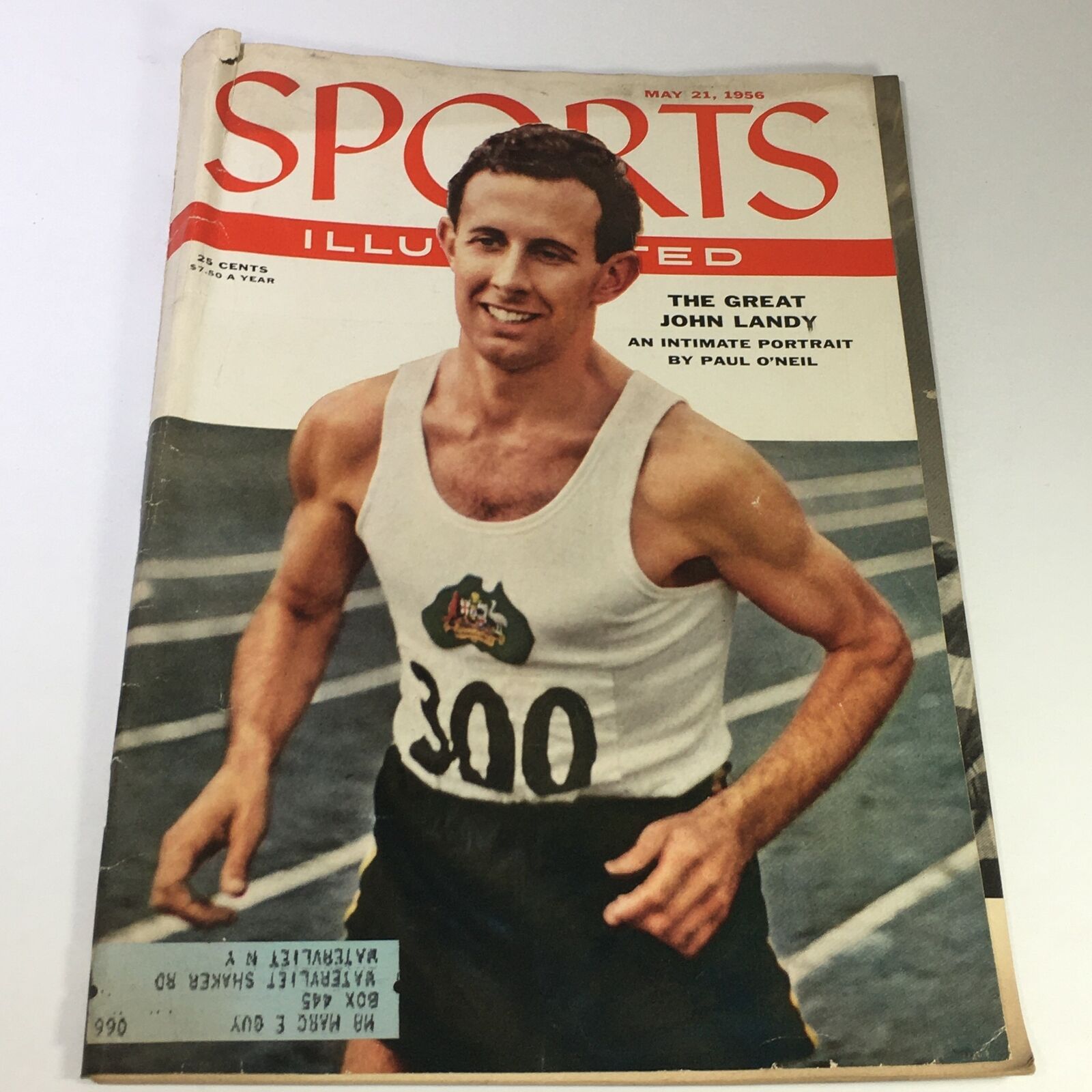 VTG Sports Illustrated Magazine May 21 1956 - The Great John Landy