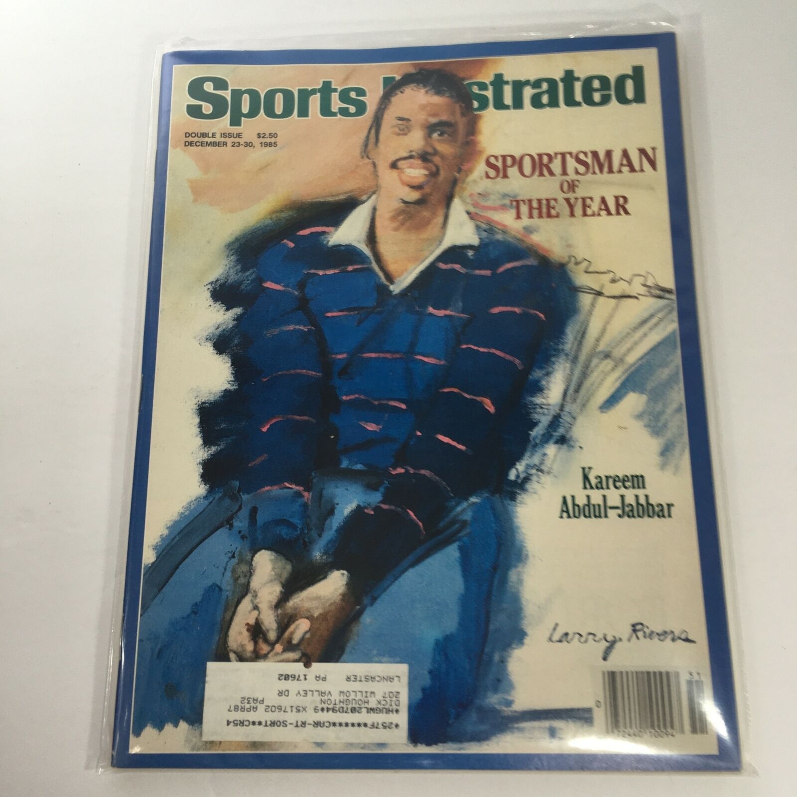 Sports Illustrated: December 23-30 1985 Sportsman Of The Year Kareem Abdul-Jabar