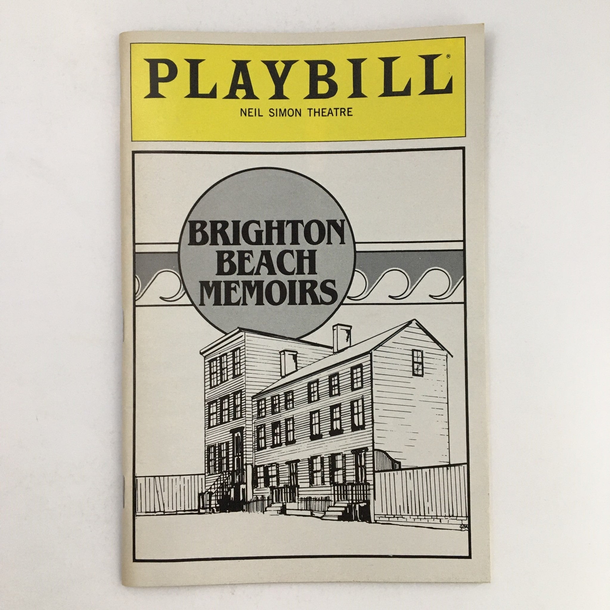 1983 Playbill Neil Simon Theatre Present Neil Simon's Brighton Beach Memoirs