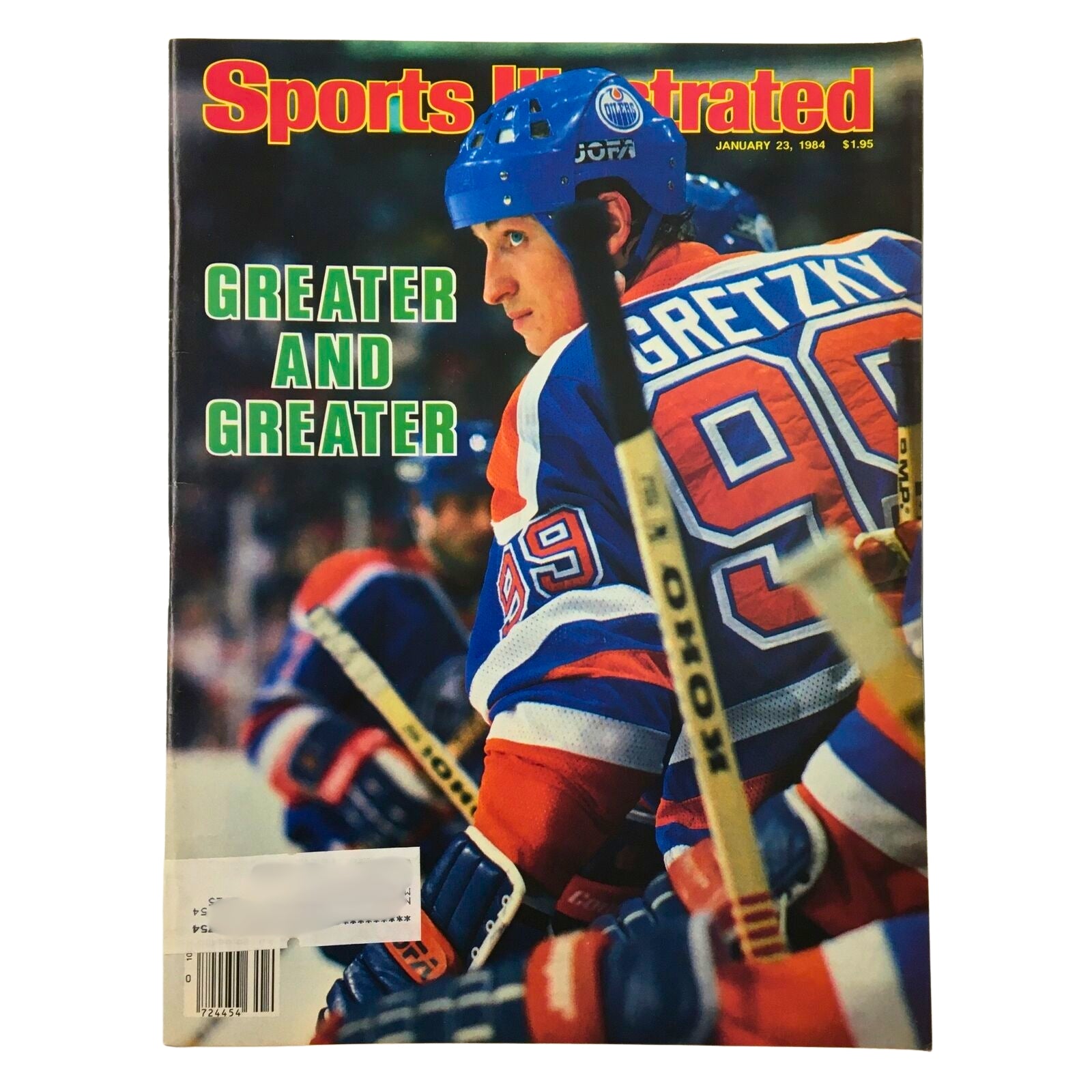 Cover of Sports Illustrated magazine highlighting Wayne Gretzky with the title 'It's Been Great!' from April 26, 1999.