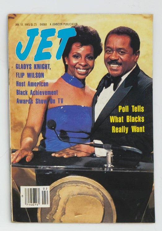 VTG Jet Magazine January 14 1985 Gladys Knight and Flip Wilson No Label