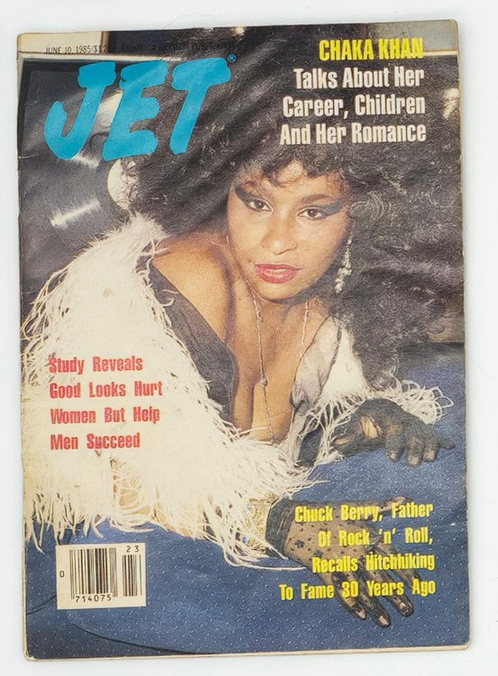 VTG Jet Magazine June 10 1985 Chaka Khan Cover and Chuck Berry No Label