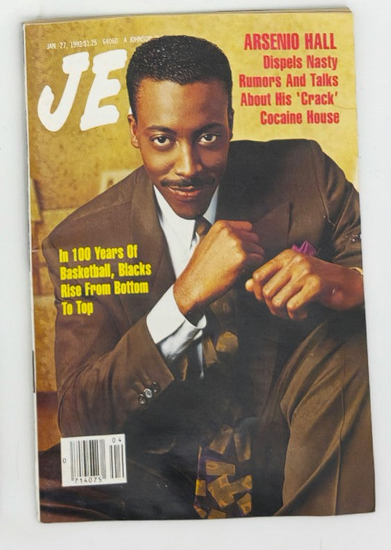 VTG Jet Magazine January 27 1992 Arsenio Hall Dispels Nasty Rumors No Label