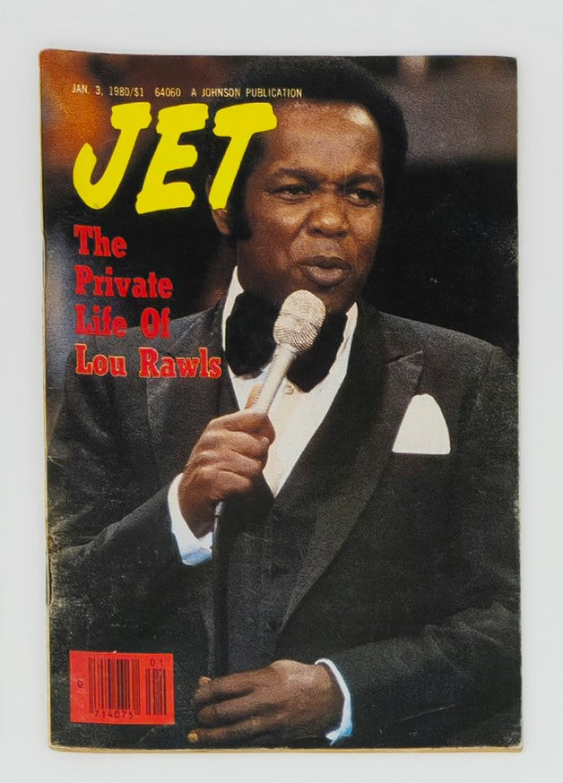 VTG Jet Magazine January 3 1980 The Private Life of Lou Rawls No Label