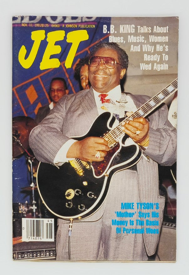 VTG Jet Magazine November 11 1991 B.B. King Cover and Mike Tyson No Label