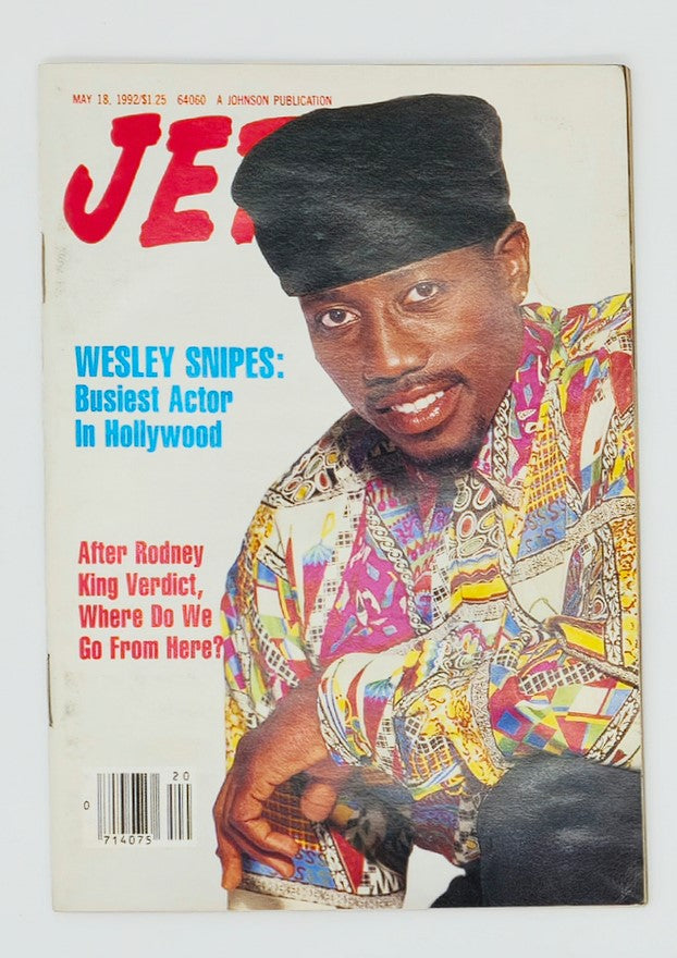 VTG Jet Magazine May 18 1992 Wesley Snipes Busiest Actor in Hollywood No Label