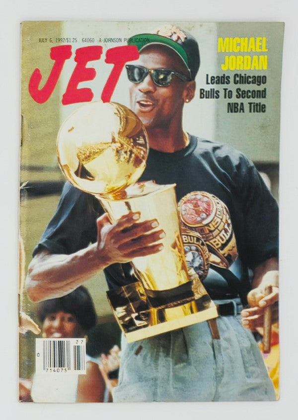 VTG Jet Magazine July 6 1992 Michael Jordan Leads Chicago Bulls No Label