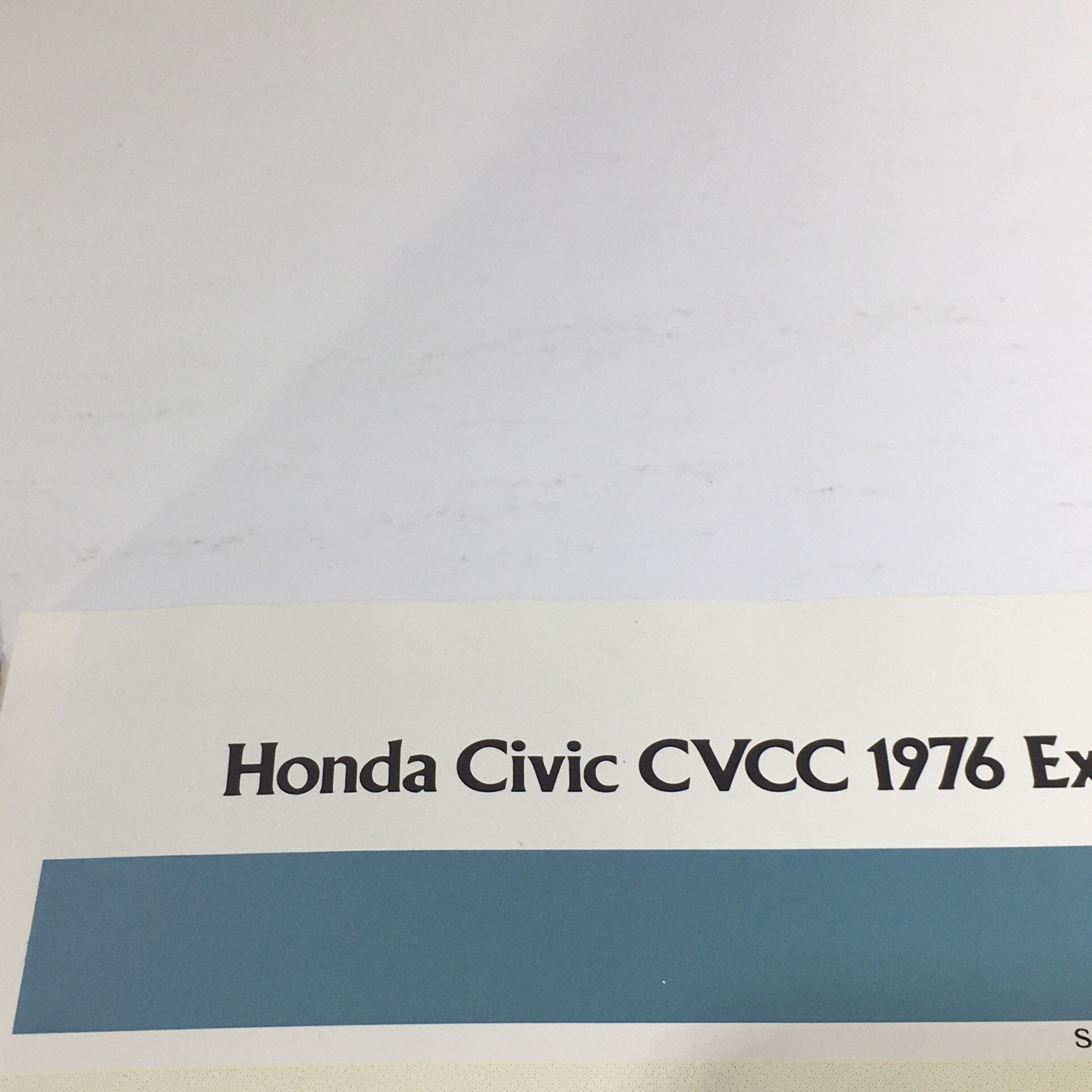 1976 Honda CVCC 5-Speed Wagon Dealership Car Auto Brochure Catalog