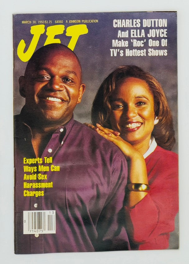 VTG Jet Magazine March 30 1992 Charles Dutton and Ella Joyce No Label