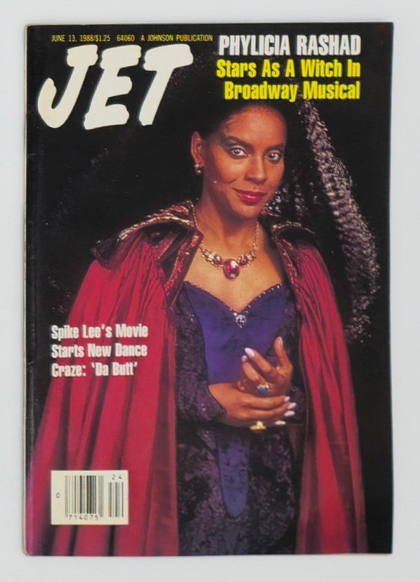 VTG Jet Magazine June 13 1988 Phylicia Rashad Cover and Spike Lee No Label