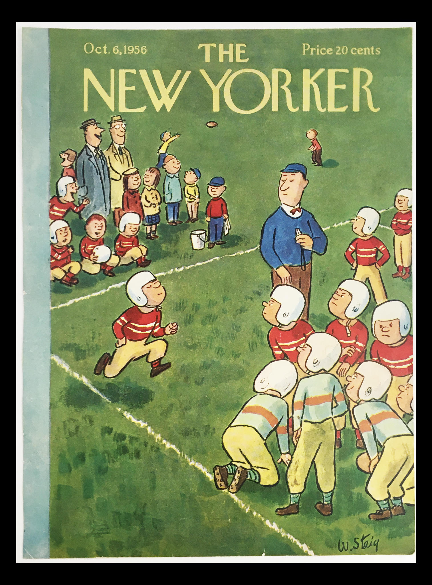 COVER ONLY The New Yorker October 6 1956 Full Cover Theme by William Steig