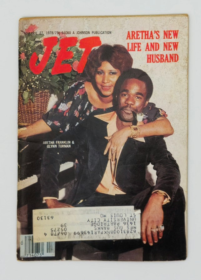 VTG Jet Magazine April 27 1978 Aretha Franklin and Husband Glynn Turman