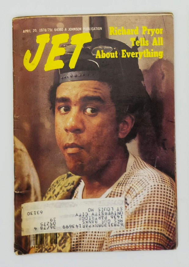 VTG Jet Magazine April 20 1978 Richard Pryor Tells All About Everything