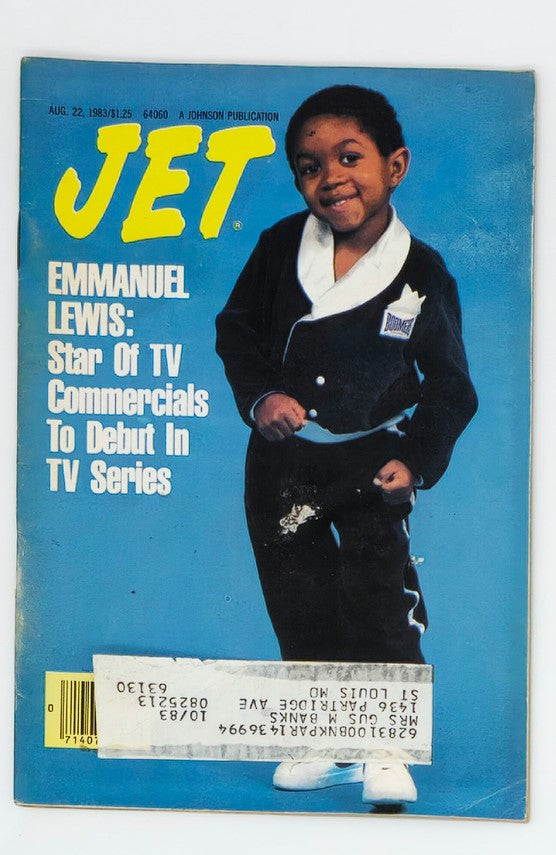 VTG Jet Magazine August 22 1983 Emmanuel Lewis Star of TV Commercials