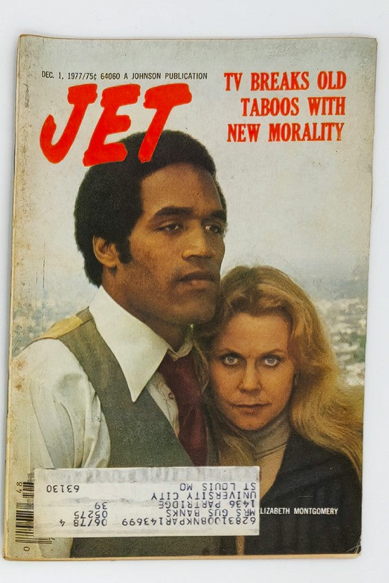 VTG Jet Magazine December 1 1977 O.J. Simpson and Elizabeth Montgomery