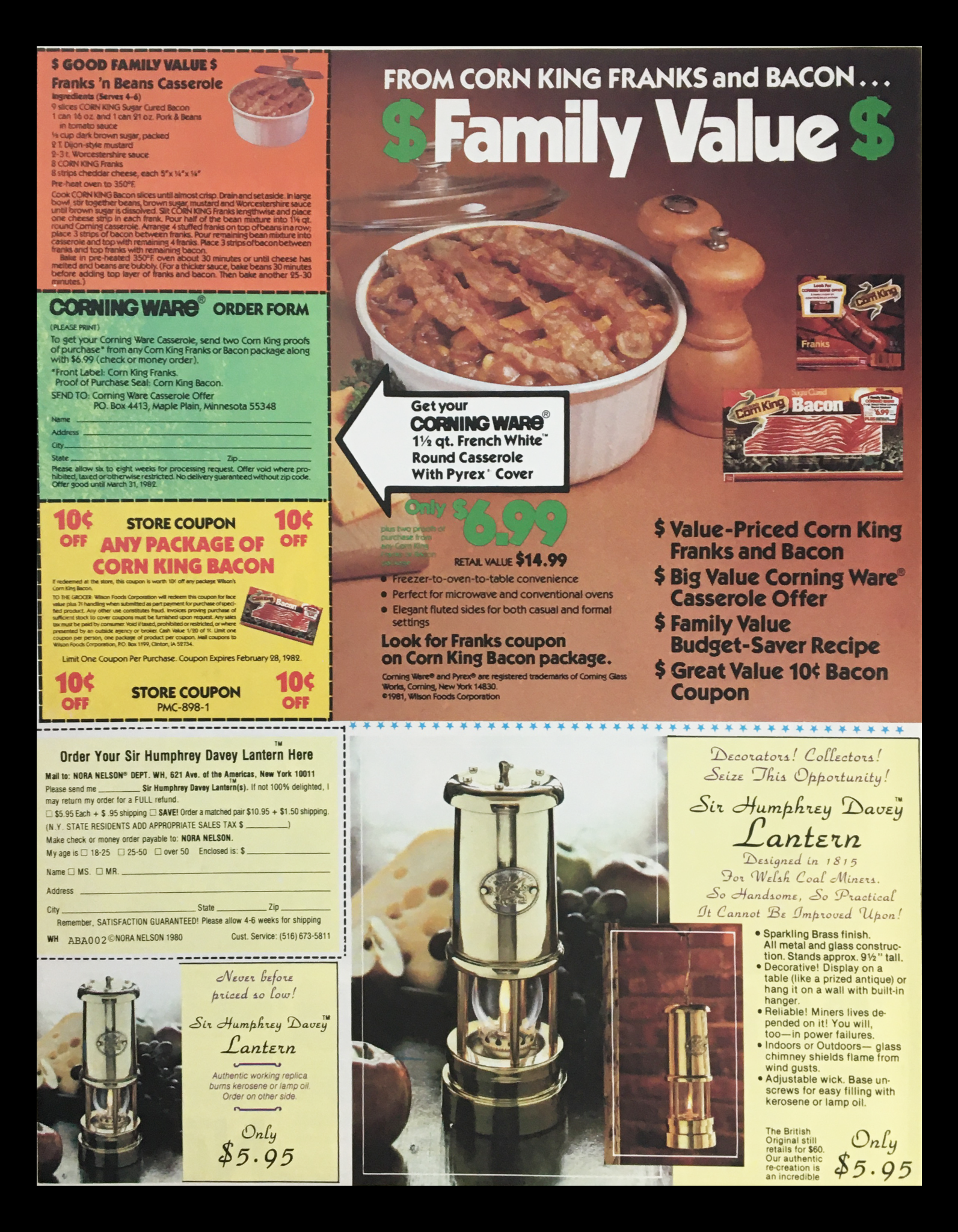 1981 Nestle Baking Carousel Circular Coupon Advertisement