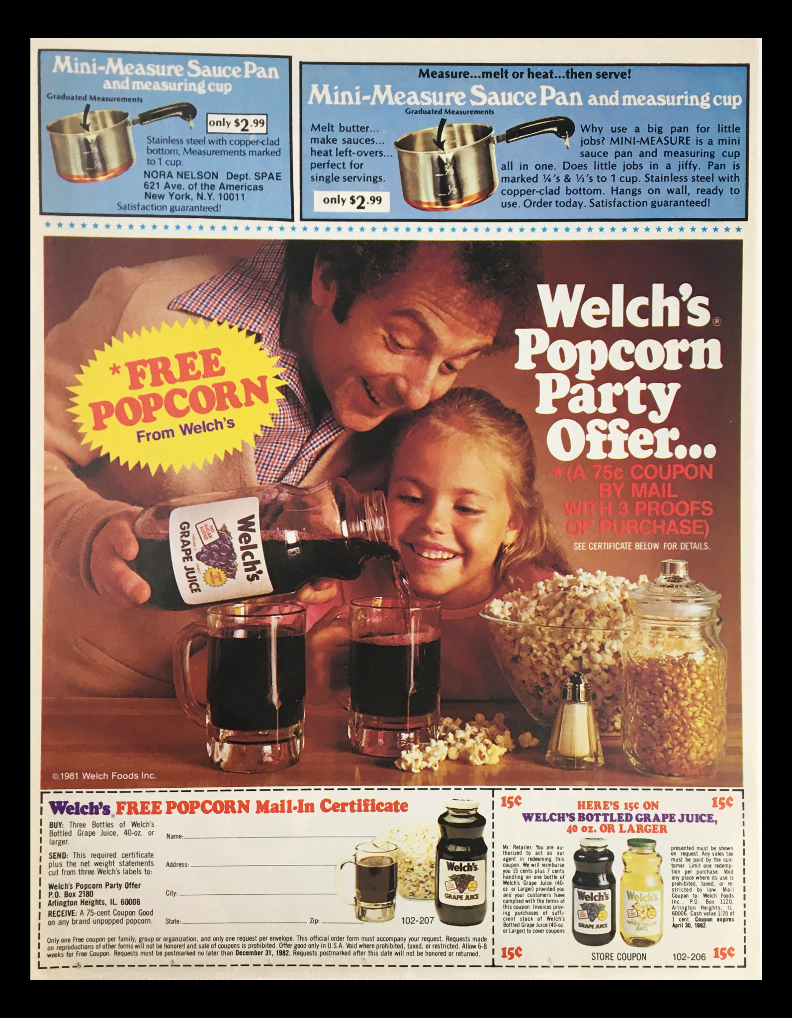 1982 Borden Cremora Non-Dairy Creamer Circular Coupon Advertisement