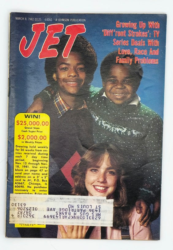 VTG Jet Magazine March 8 1982 Gary Coleman, Dana Plato and Todd Bridges