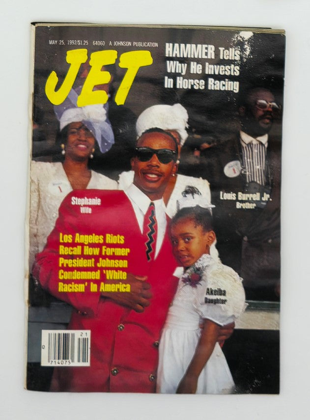 VTG Jet Magazine May 25 1992 Hammer, Stephanie, Akeiha & Louis Burrell Jr.