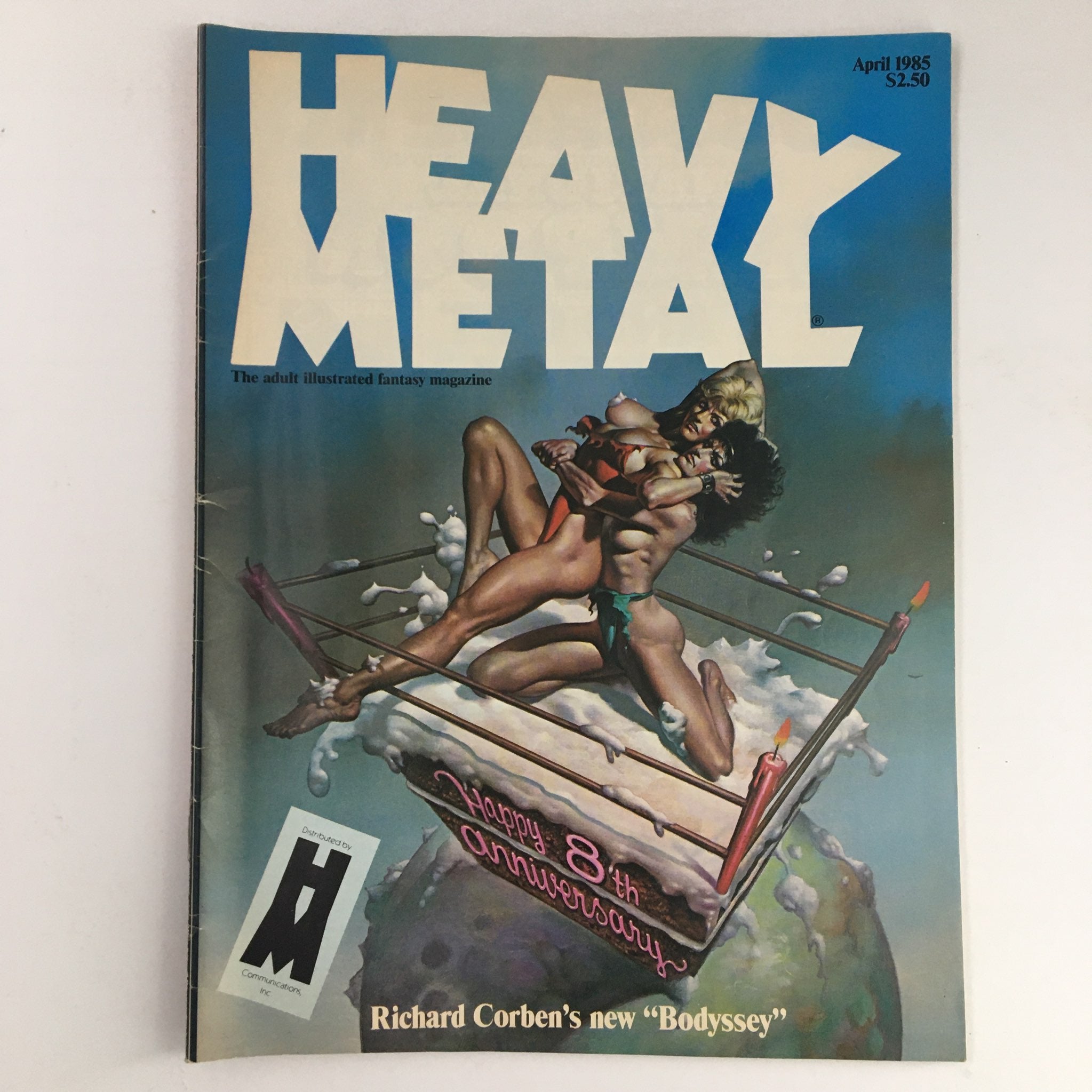 Heavy Metal Fantasy Magazine April 1985 Search of Six Characters No Label