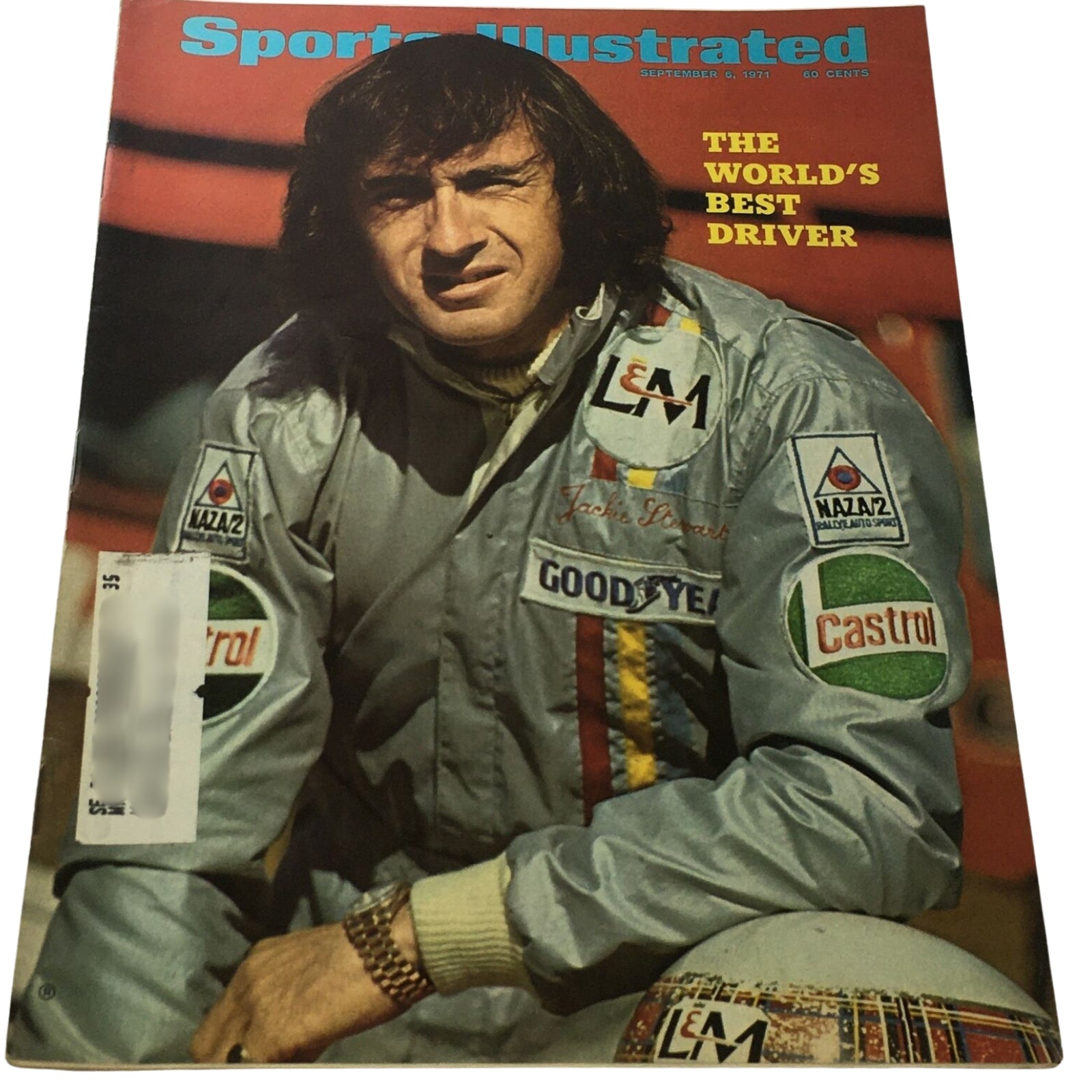 Lot of 5 1960s-1970s Sports Illustration Magazine Auto Racing Collection