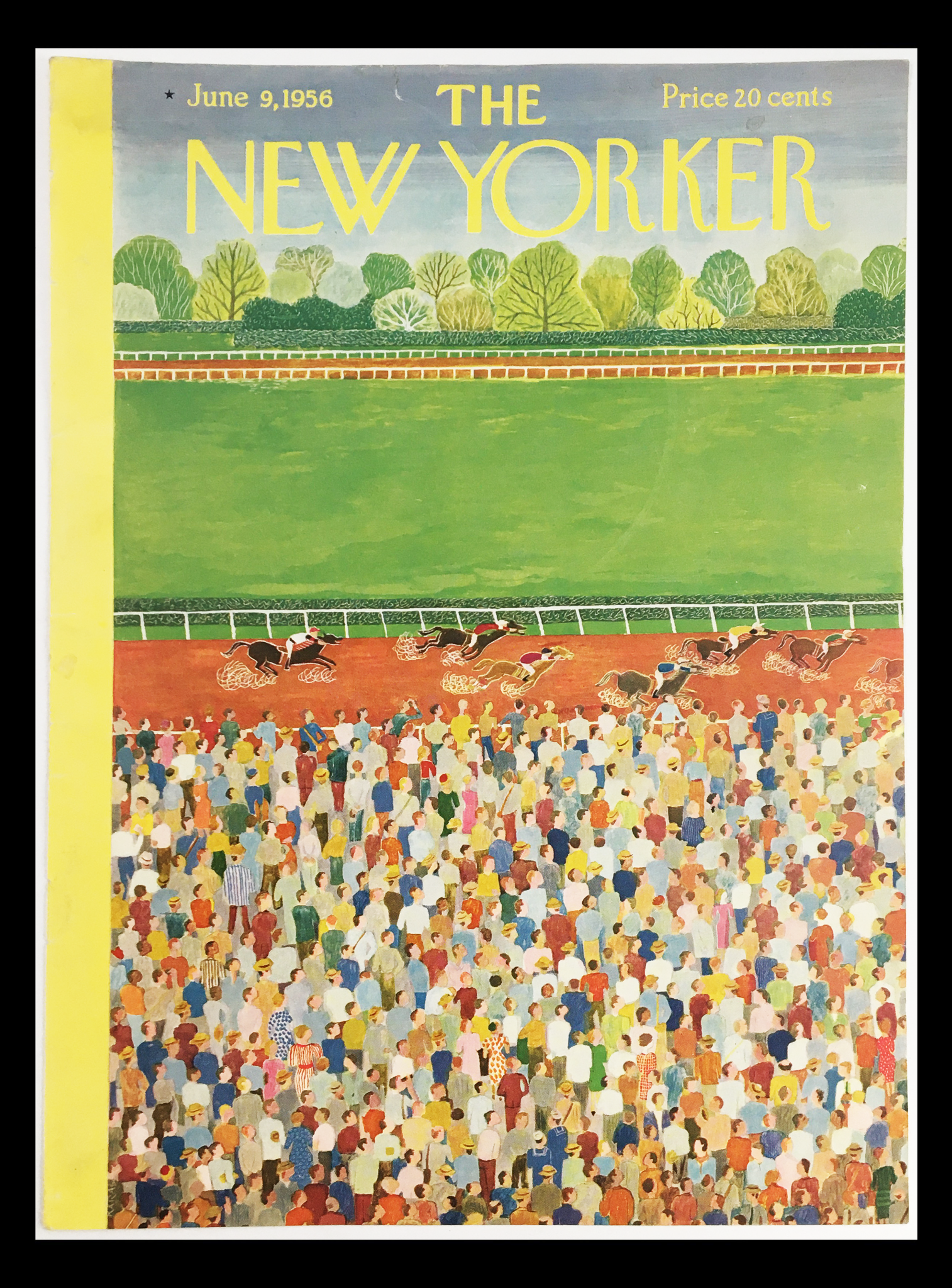 COVER ONLY The New Yorker June 9 1956 Full Cover Theme by Ilonka Karasz