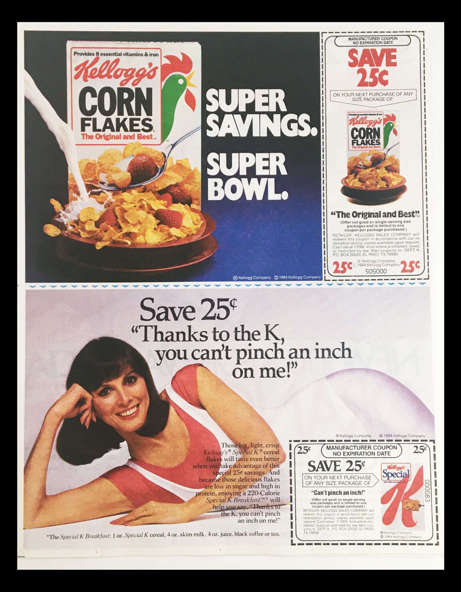 1984 Ocean Spray Pure Orange Juice Circular Coupon Advertisement